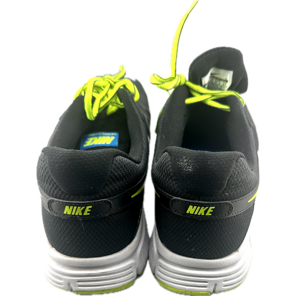 Men 13 NIKE Revolution 2 Black Volt NeonYellow Lo Top Sneakers - Picture 4 of 8